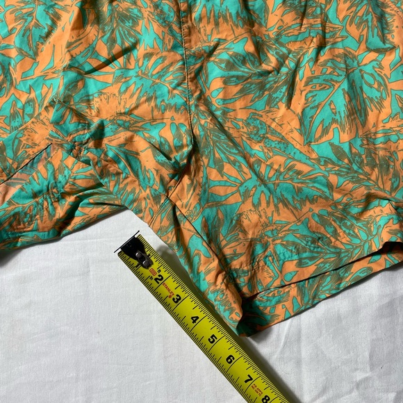 Columbia PFG Super backcast water shorts electric turquoise Hawaiian print L - Picture 7 of 10